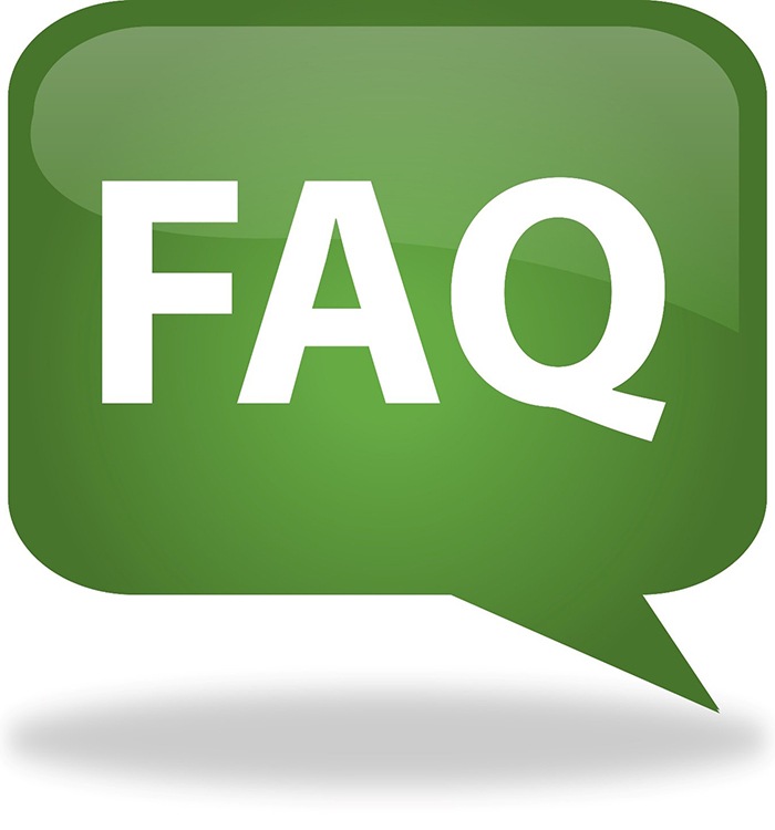 green FAQ bubble 
